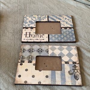 Two fun picture frames